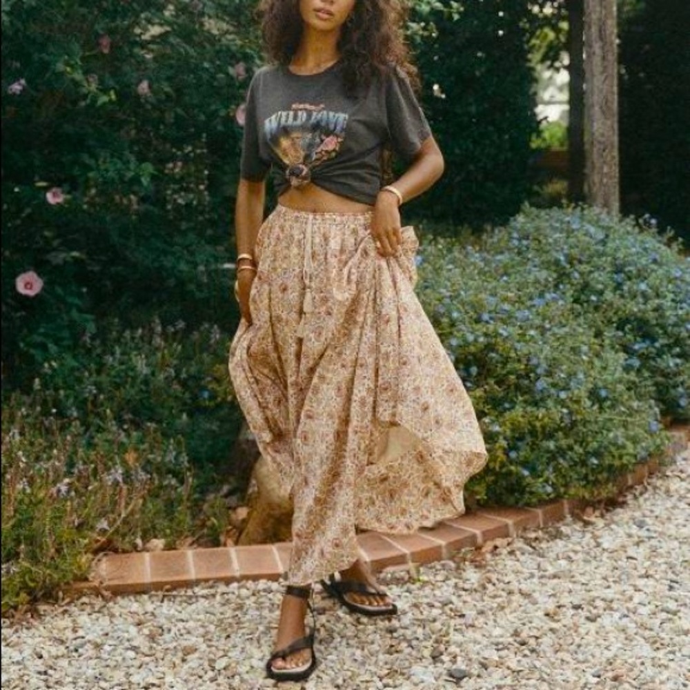 NWT Spell Sundown Kerchief Skirt